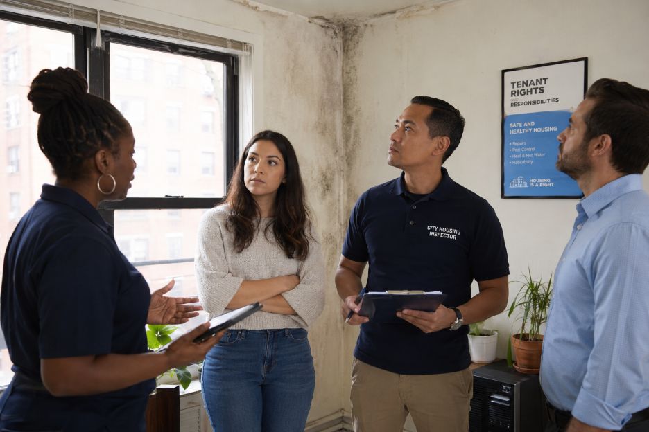 urban apartment building inspection